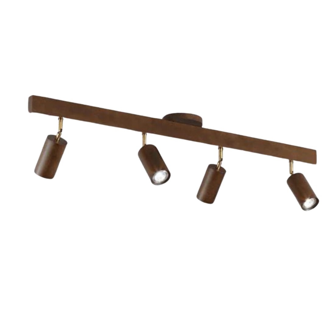 Houten Plafondspotlamp Verstelbaar EcoLux Design