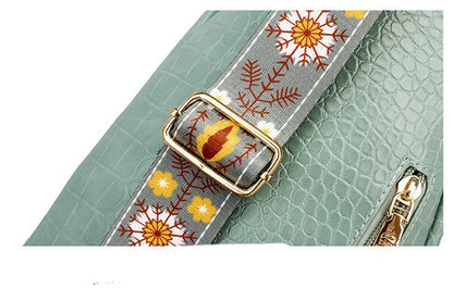 Dames Crossbody Tas met Hertenprint en Kwastjes