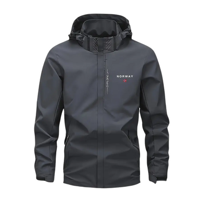 Heren Outdoorjack Waterdicht en Ademend met Afneembare Capuchon