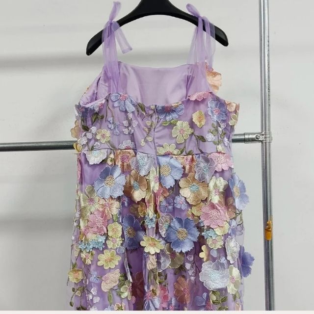 Jurk met Bloemen voor Cocktail Feesten - Rosalie
