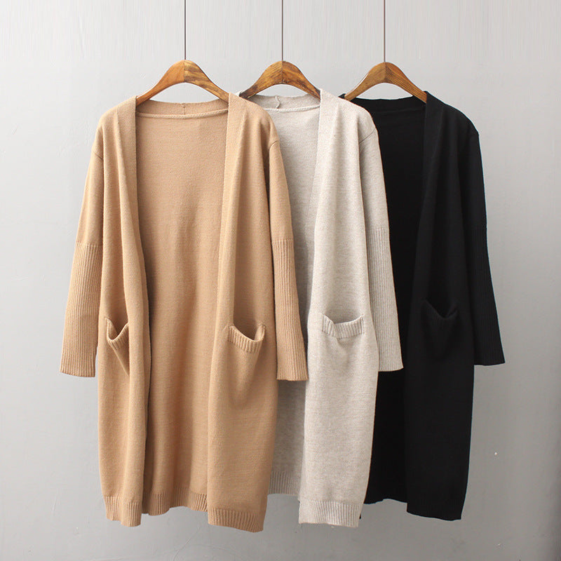 Dames Lang Vest Warm met Grote Zakken Stijlvol