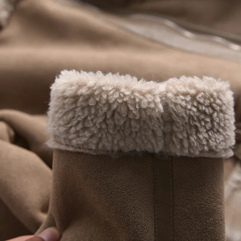 Suède Winterjas Warm en Stijlvol Nova Design