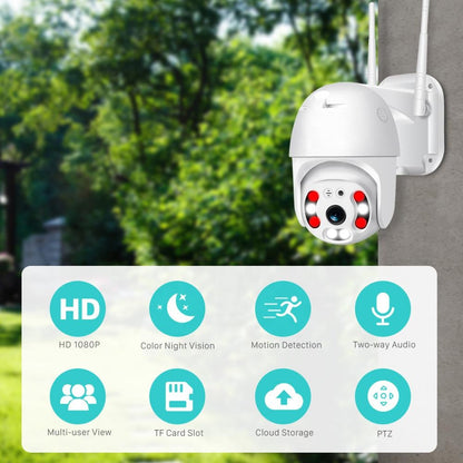 Draadloze Beveiligingscamera met WiFi en Nachtzicht