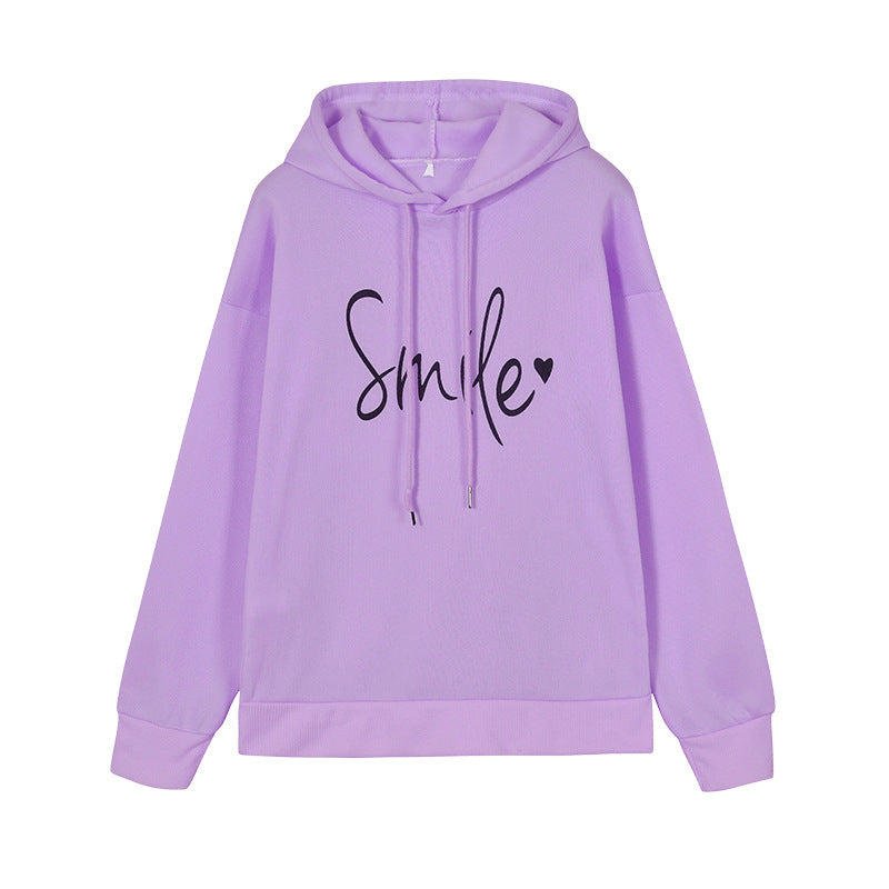 Dames Hoodie met Vrolijke Smile Print