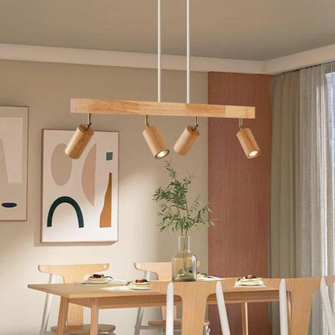 Houten Plafondspotlamp Verstelbaar EcoLux Design