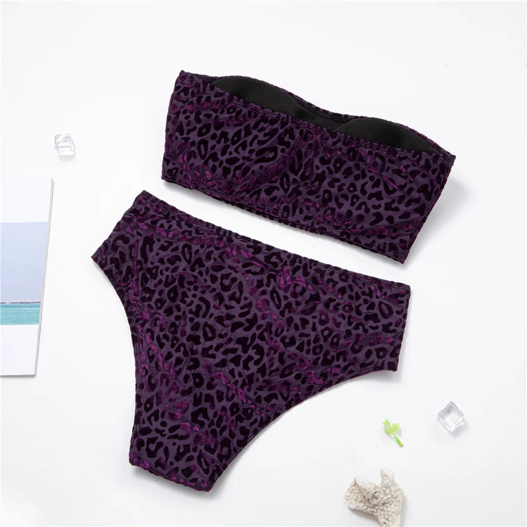 Plus-Size Bikini Sexy Stijlvol zwart