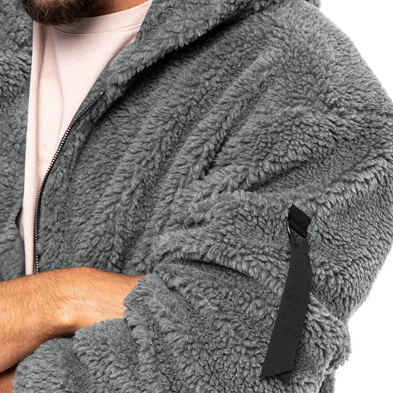 Fleece Vest Vintage Look Warm en Comfortabel