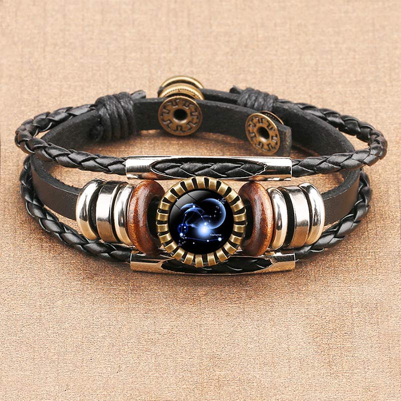 Retro Armband Zodiac Lyra Zilver Ketting