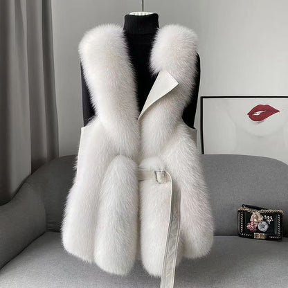 Dames Faux Fur Bodywarmer Stijlvol Warm Modieus