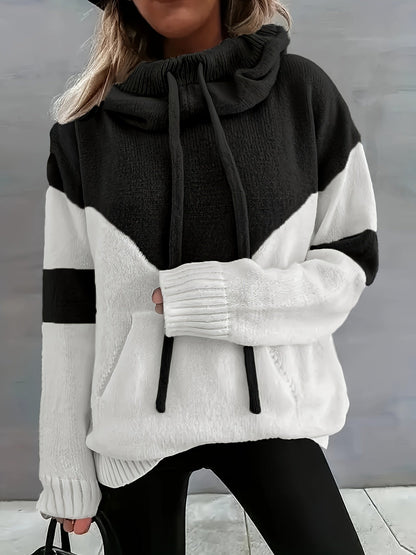 Zachte Sweatshirt met Capuchon en Koord Maya
