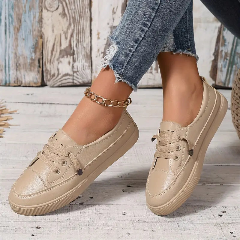 Dames Instappers Casual Comfortabel Leer