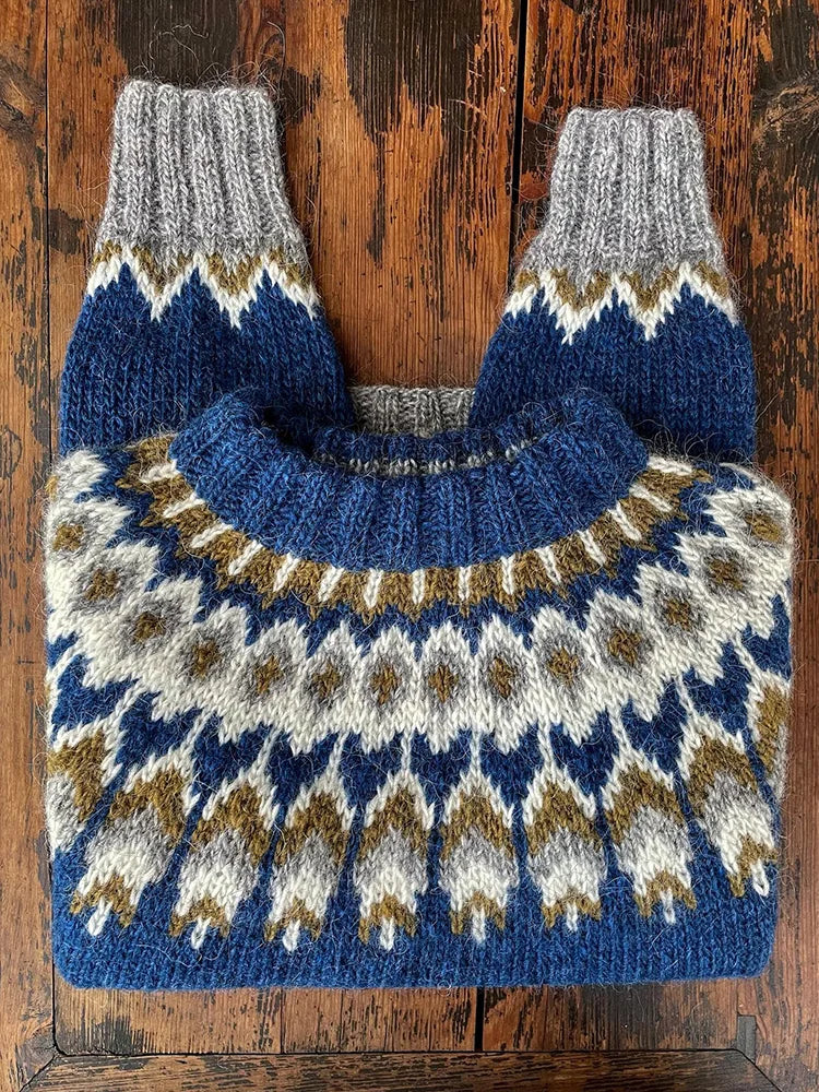 Damestrui Gebreid Retro Stijl voor Vrouwen - Mode Vibes