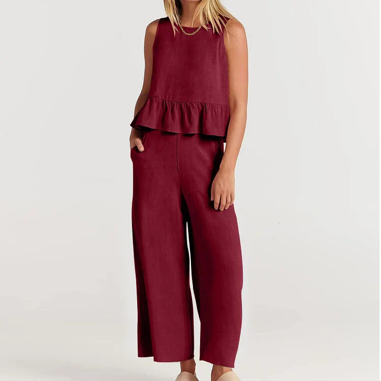 Vrouwelijke Tweedelige Set Kleding Collectie