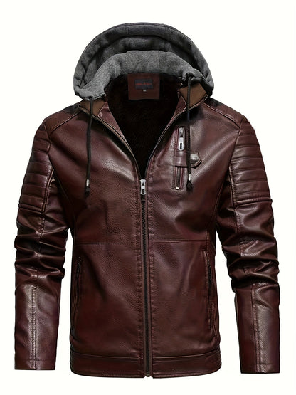 Renato | Giacca in pelle antivento alla moda