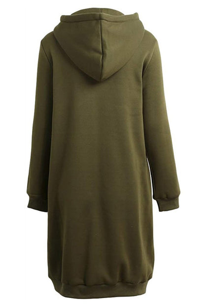 Lucia | Felpa con cappuccio con zip lunga