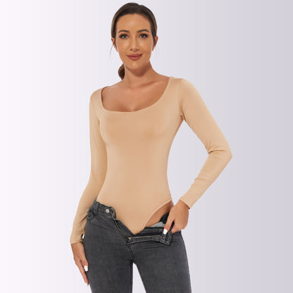 Dames Bodysuit Lange Mouwen Comfortabel Corrigerend