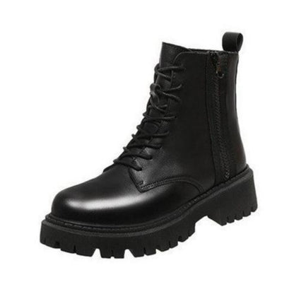 Dames Winter Boots Stevige Comfortabele Chunky met Veters