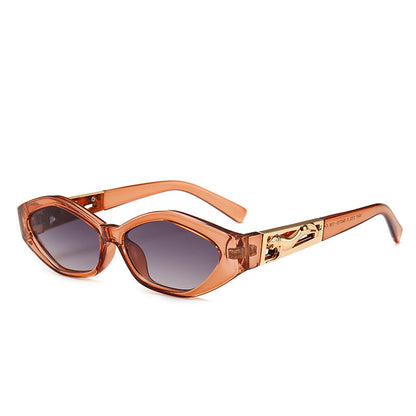 Dames Zonnebril Cat Eye Hoekig met Statement Pootjes