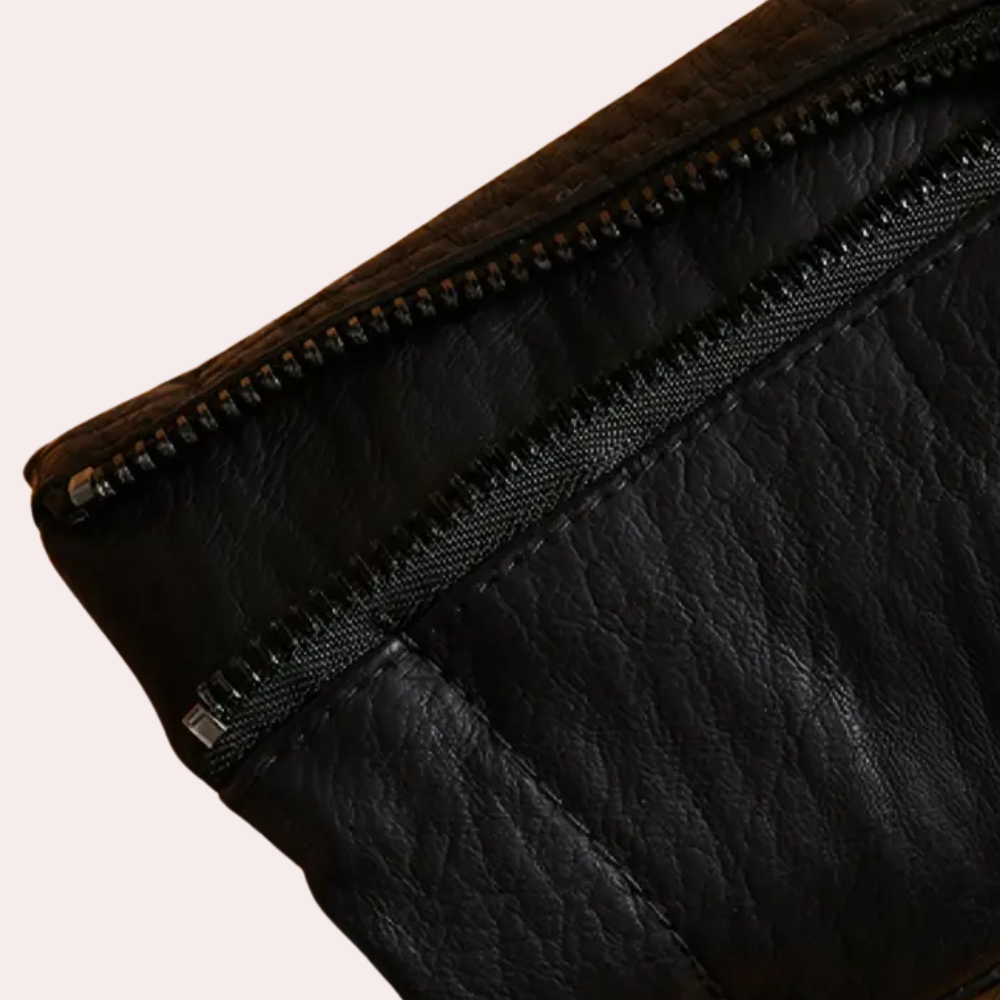 Leren Herenjas Zwart Klassiek Timeless Model