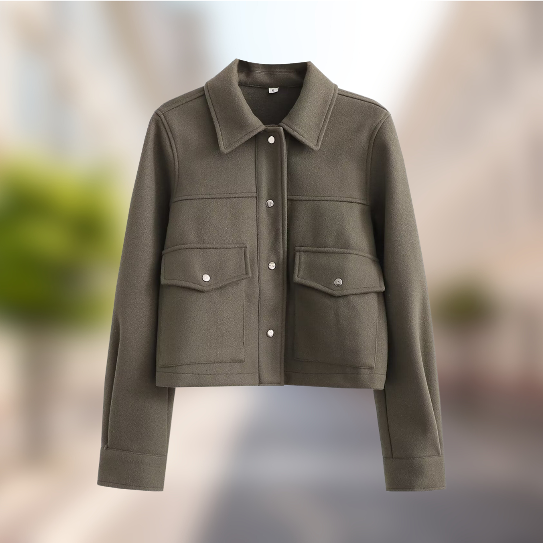 Dames Wollen Jas Herfst Casuallyleek Warme Jas - Mode Vibes