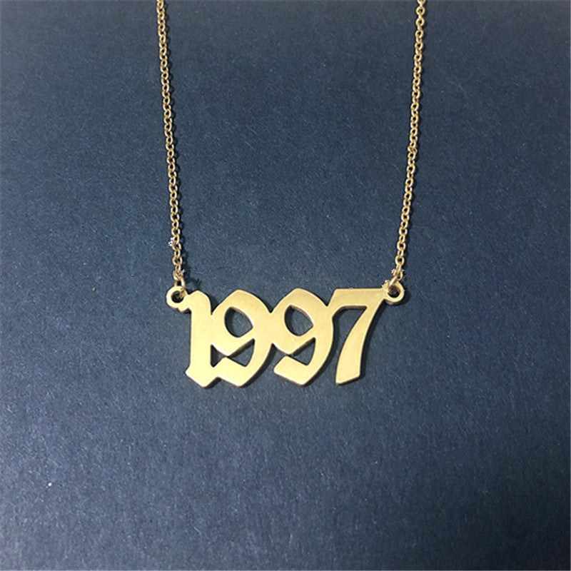 Gouden Ketting voor Dames met Leeftijds Hanger