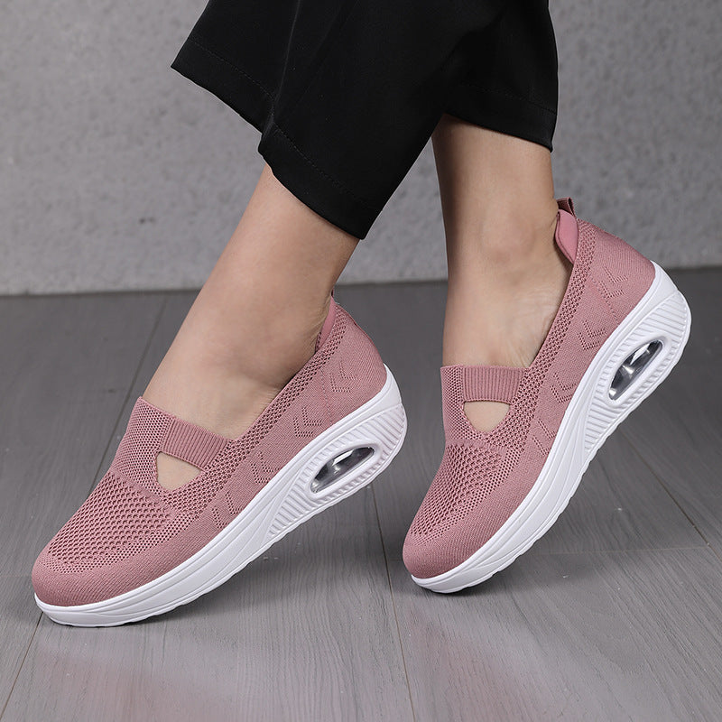 Dames Comfortabele Orthopedische Sneaker Wedge Ballerina