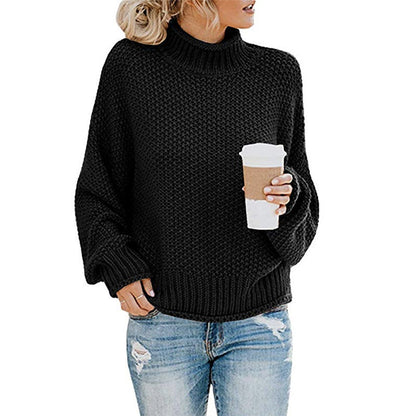 Dames Gebreide Coltrui Elegante Stijlvolle Basic