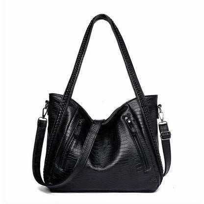 Dames Schoudertas Groot Leer Trendy Design