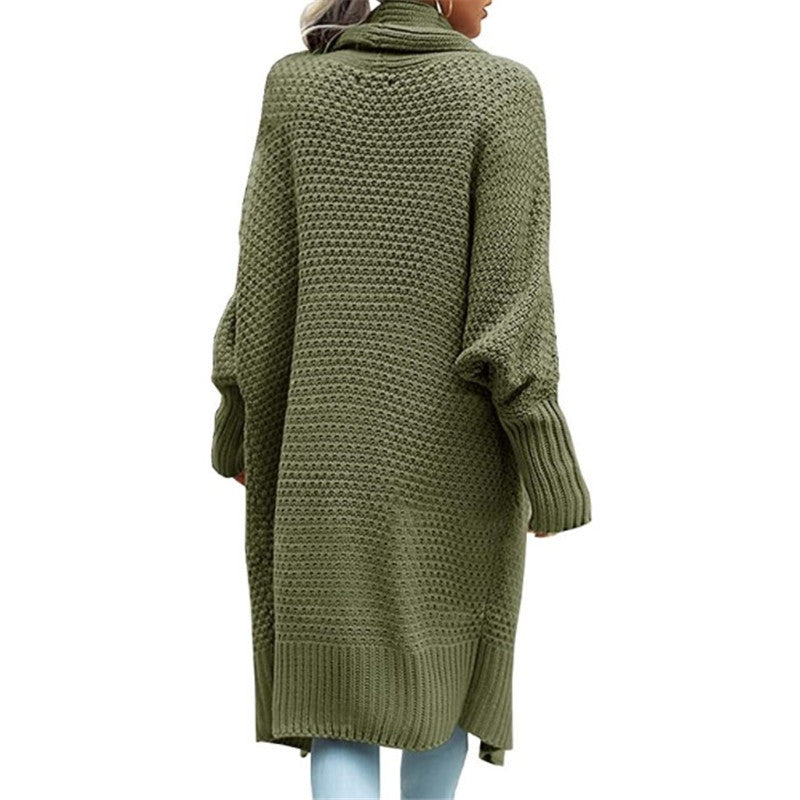 Dames Gebreide Vest Lange Elegante Trendy Trui