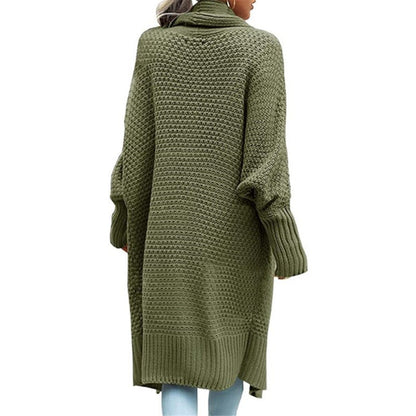 Dames Gebreide Vest Lange Elegante Trendy Trui