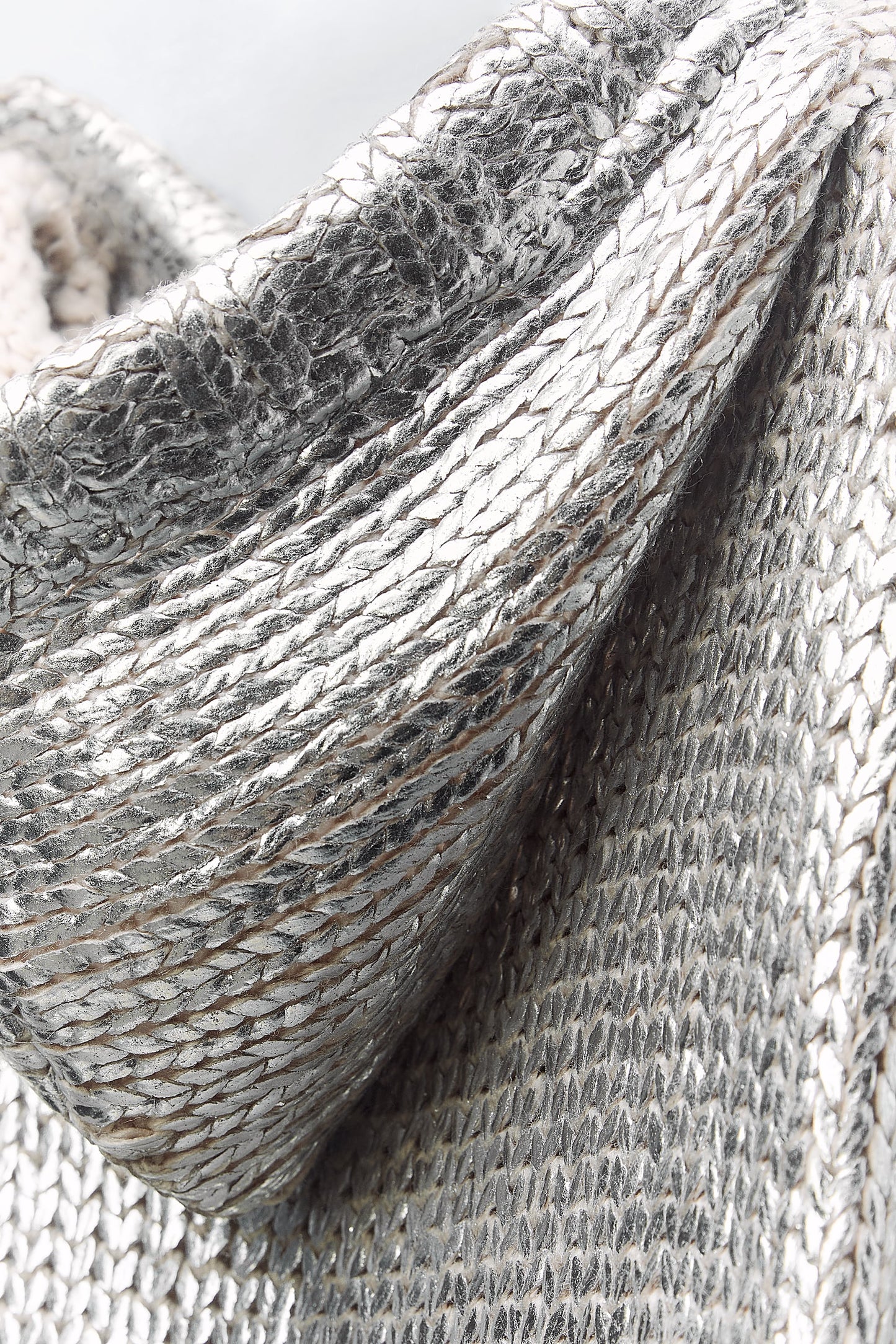 Glanzend Gebreide Hoodie Metallic Look Comfortabel