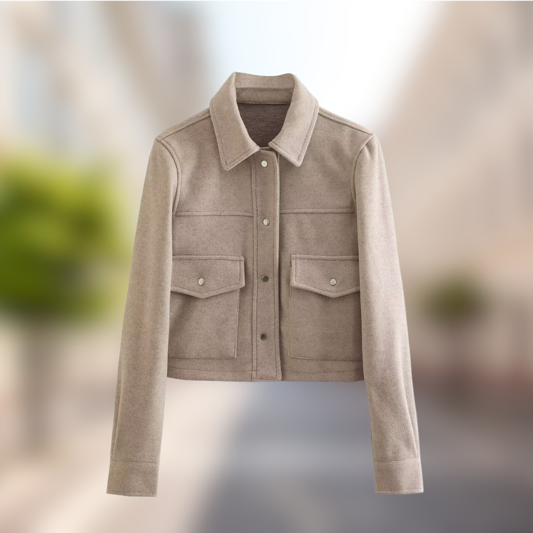 Dames Wollen Jas Herfst Casuallyleek Warme Jas