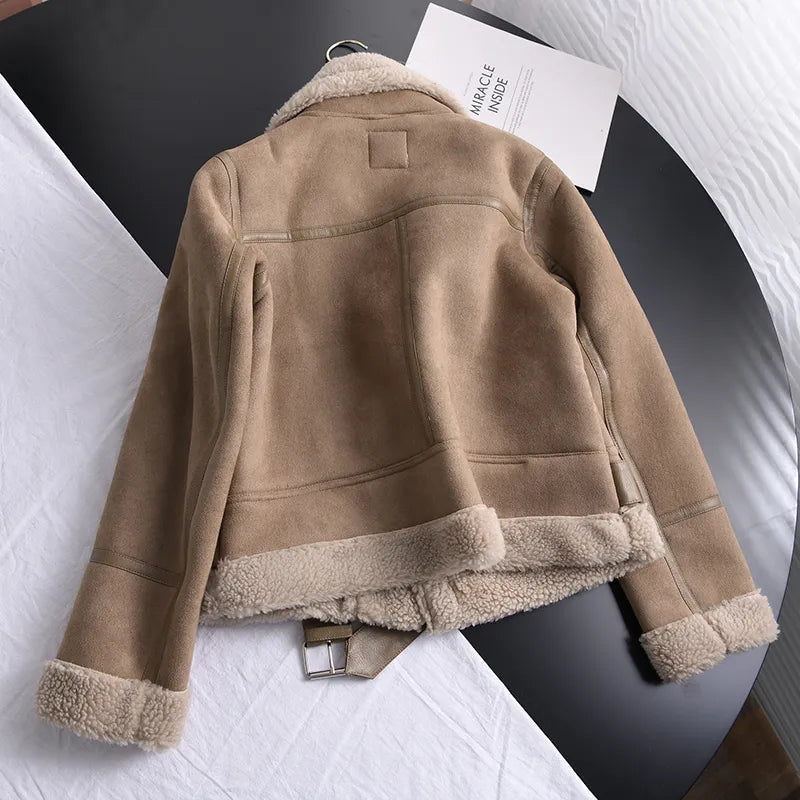 Suède Winterjas Warm en Stijlvol Nova Design