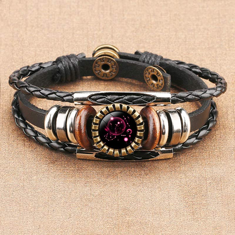Retro Armband Zodiac Lyra Zilver Ketting