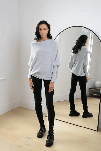 Dames Trui Off-Shoulder Trendy Casual