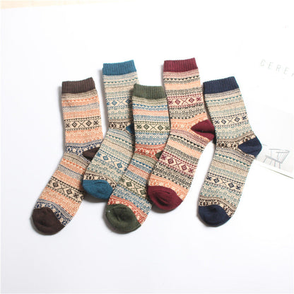 Dames Sokken 5-Pack Warm en Zacht Scandinavisch Ontwerp