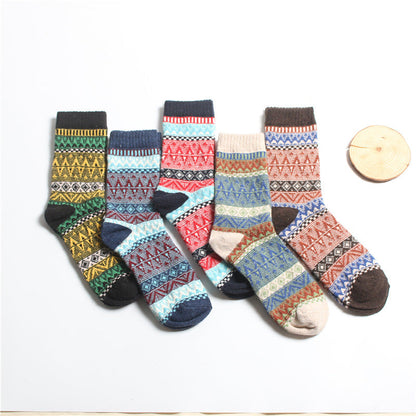 Dames Sokken 5-Pack Warm en Zacht Scandinavisch Ontwerp