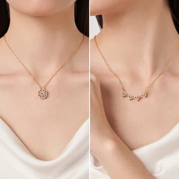Gouden Ketting Geluk en Liefde Symbool