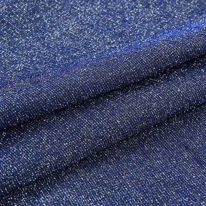Plus-Size Top Glitter Mujes met Stijlvol Design