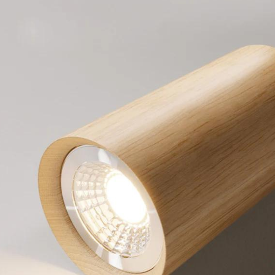 Houten Plafondspotlamp Verstelbaar EcoLux Design