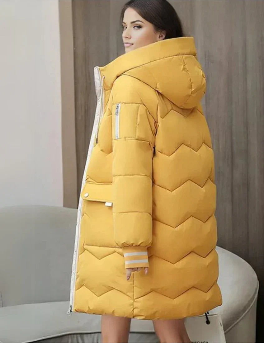 Dames Winterparka – Halflang, Casual & Warm voor de Winter