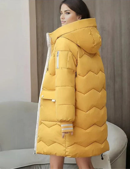 Dames Winterparka – Halflang, Casual & Warm voor de Winter