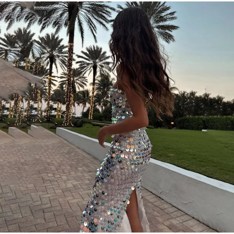 Feestelijke Glitter Jurk Trendy voor Vrouw