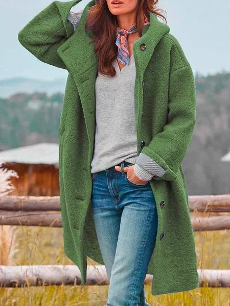 VelvetVeil | Dames Lange Trenchcoat Cape | Met Capuchon, Elegant en Stijlvol