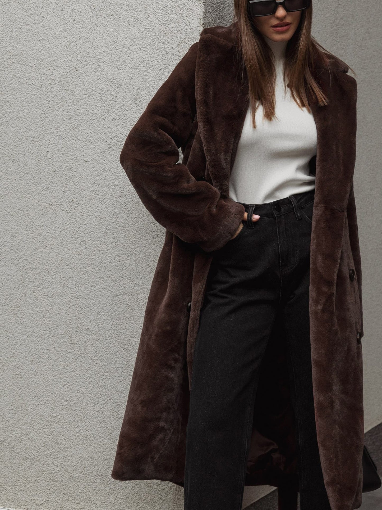 Dame Lange jas Fernanda Warm en Stylish