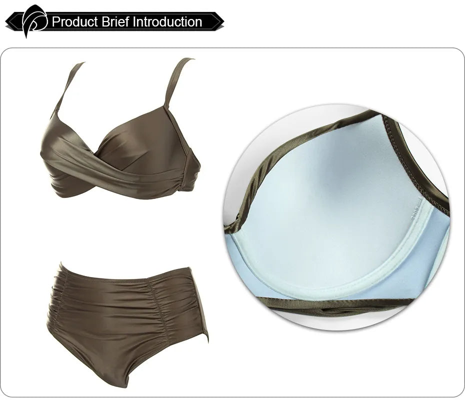 Plus-Size Bikini Comfortabel en Stijlvol voor Vrouwelijke Vormen