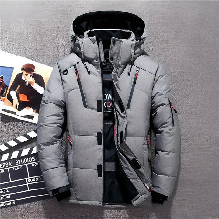 Heren Winterjas – Geïsoleerde Waterdichte Jas voor Extreme Kou
