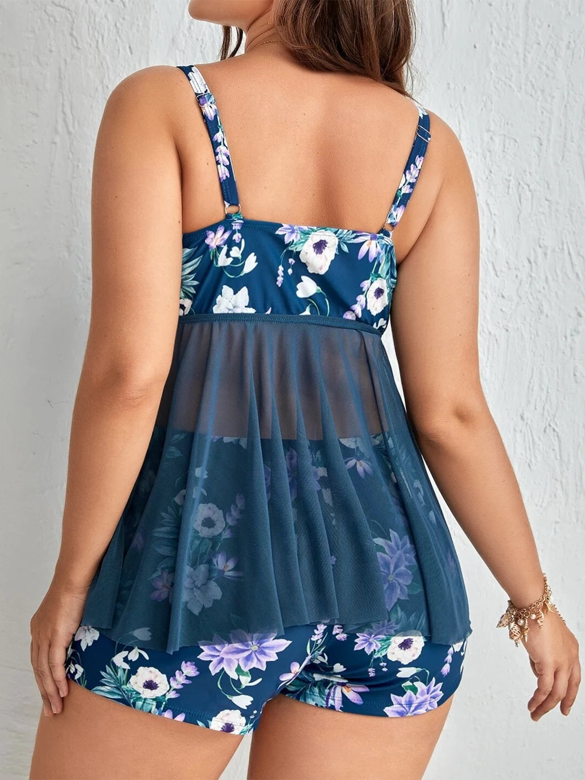 Plus-Size Bikini Jean Stijlvol Zwemkleding voor Vrouwen