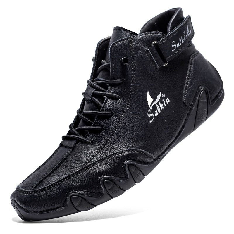 Comfortabele Orthopedische Leren Schoenen voor Mannen