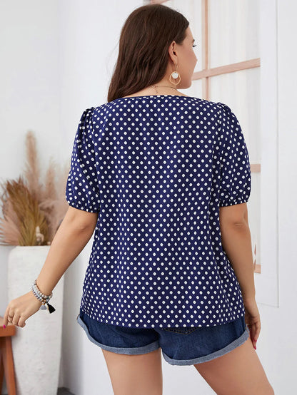 Plus-Size Zomer Top Jade Groen Stijlvol